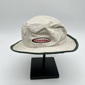 Vtg Phoenix Arizona Coyotes NHL Pro Player OS Kachina Tan Embroidered Bucket Hat